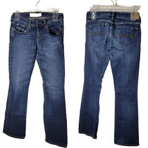 Abercrombie & Fitch Women's Blue Boot Cut Jeans